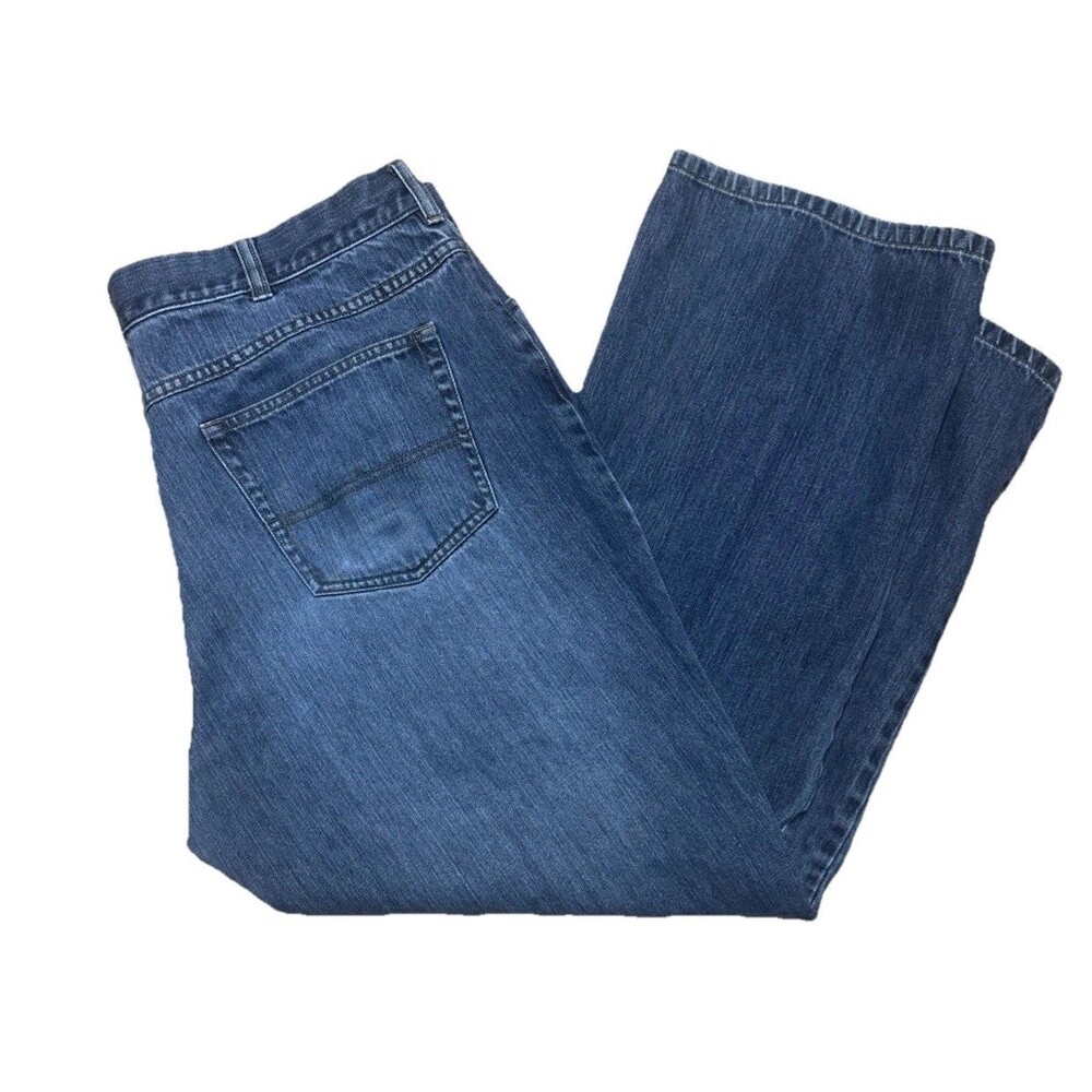 Duluth Trading Co Jeans Mens 38x30 Blue Denim Zipper Fly